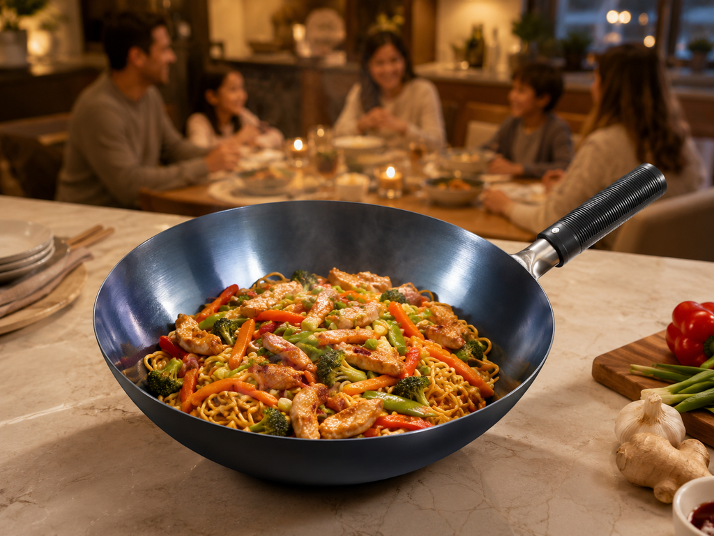 Wok en fer brut  - Wokora