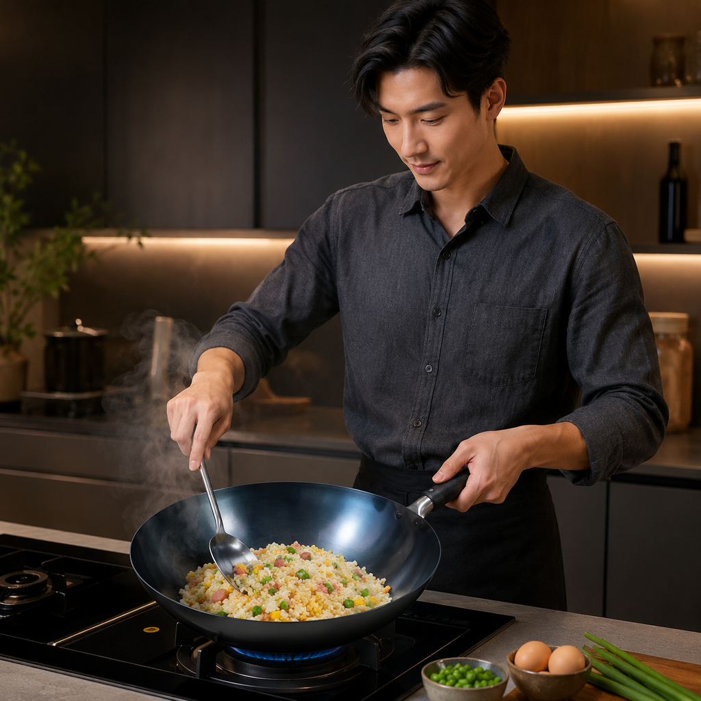 Wok en fer brut  - Wokora