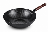Wok acier carbone avec couvercle - Wokora